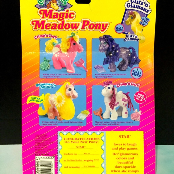 CABBAGE PATCH KIDS MAGIC MEADOW PONY 90s w/Package - Picture 11 of 15